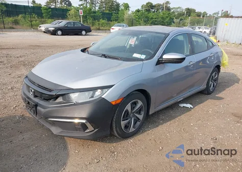2020 Honda Civic Lx из США, поврежденный, VIN 2HGFC2F65LH513996
